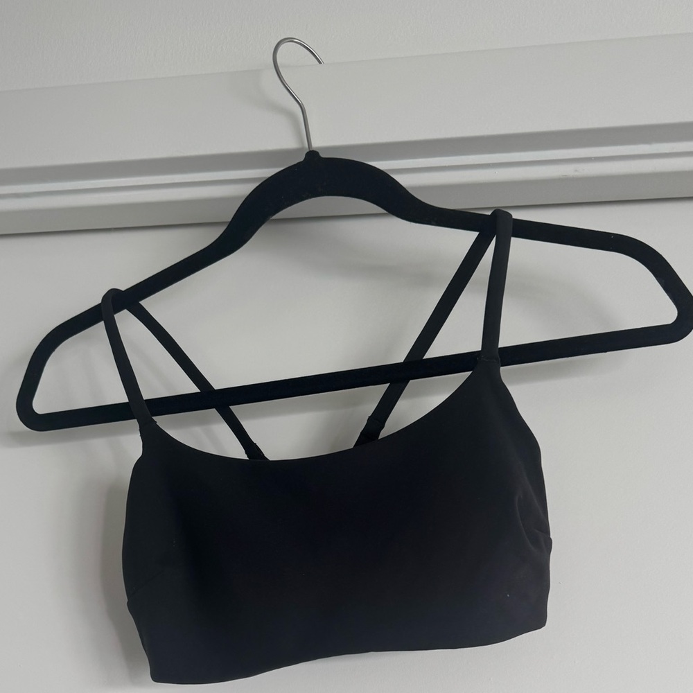 Women's Black Strappy Bralette